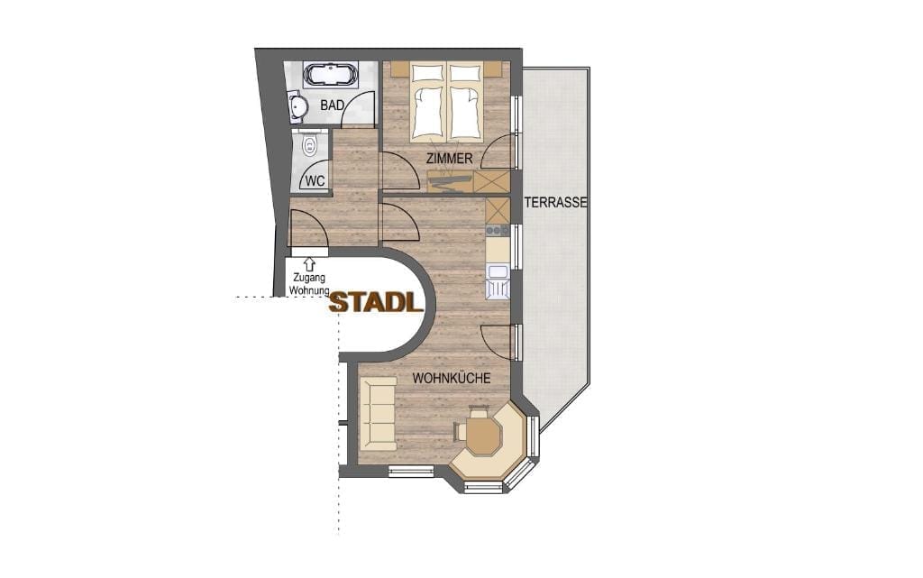 Wohnung Stadl